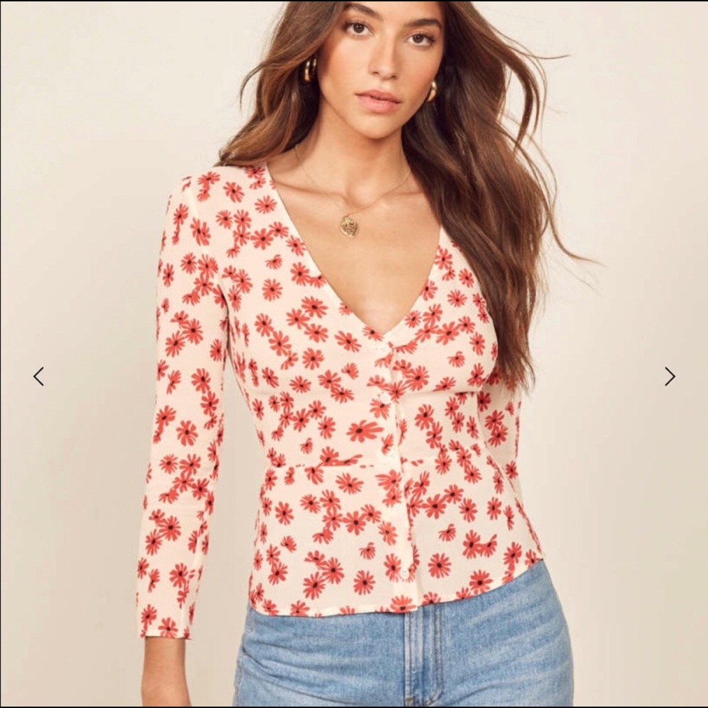 Reformation Gemma top
